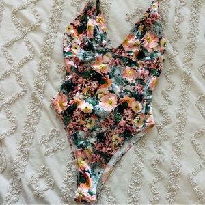 urban outfitters/out from under floral body suit
